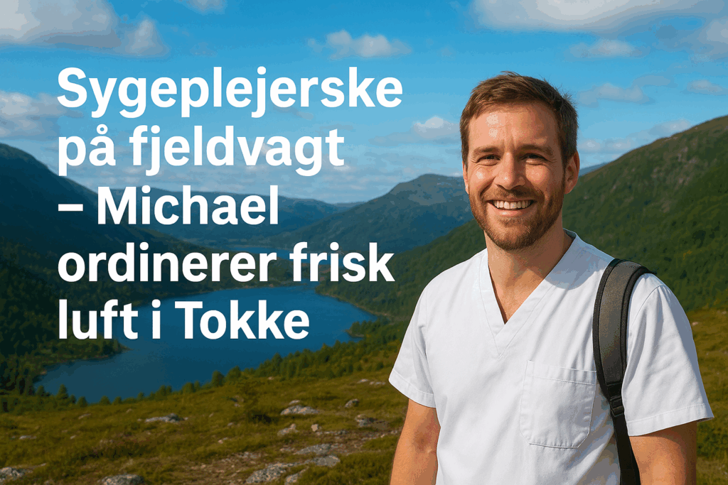 Sygeplejerske på fjeldvagt – Michael ordinerer frisk luft i Tokk