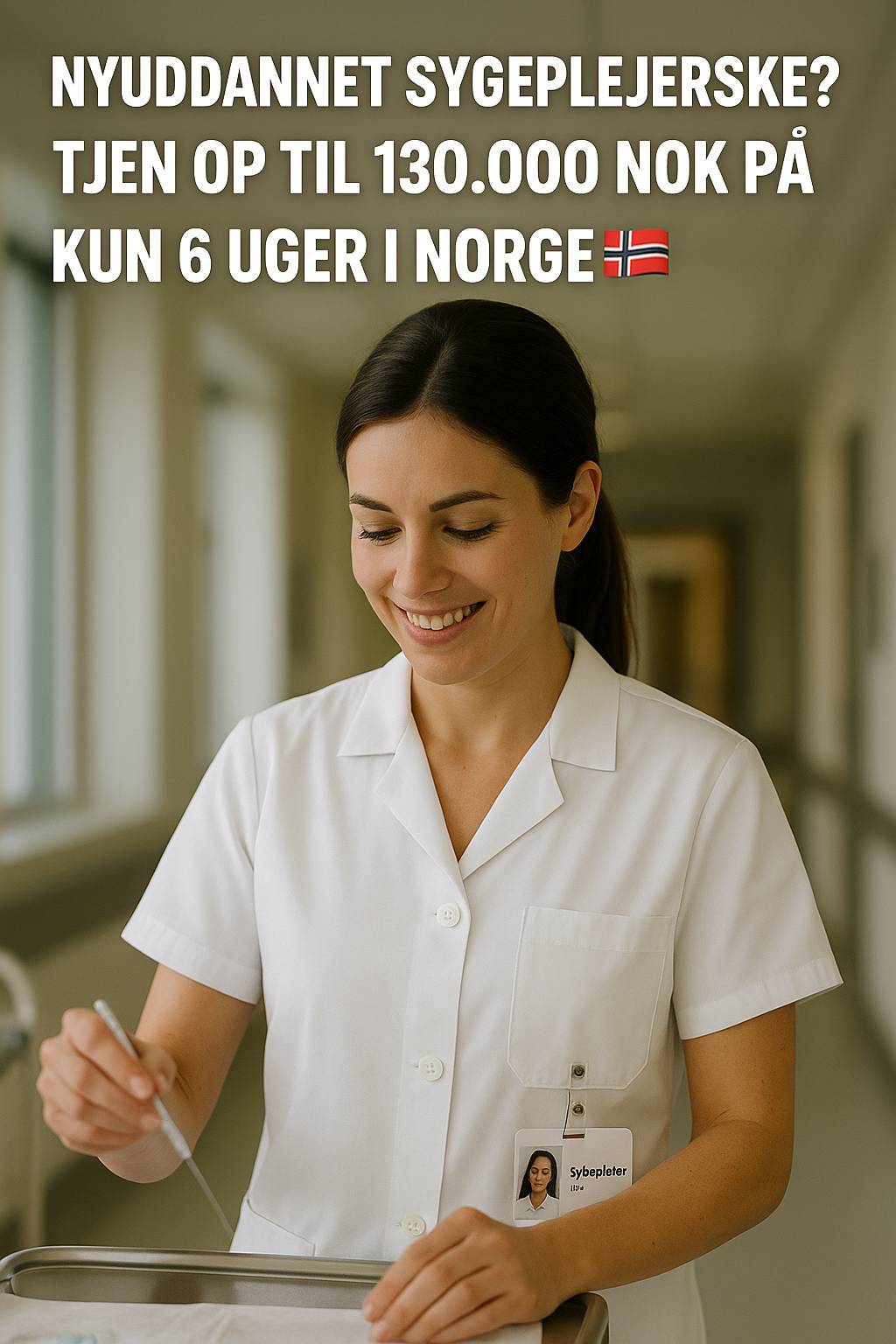 💰 Nyuddannet sygeplejerske? Tjen op til 130.000 NOK på kun 6 uger i Norge! 🇳🇴